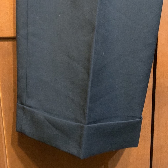 SALE!! Cuffed high rise trousers long blue black JNY - Picture 9 of 10